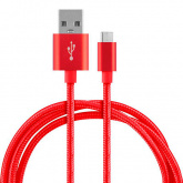 Кабель USB /Type-C 1м Energy ET-26 красный /104106
