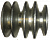 Шкив для мотокультиватора тип "Салют" диаметр 19 (010225C) /AEZ