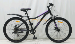 Велосипед 26" AVENGER A261DW, черный/фиолетовый A261DW-BK/PR(24)